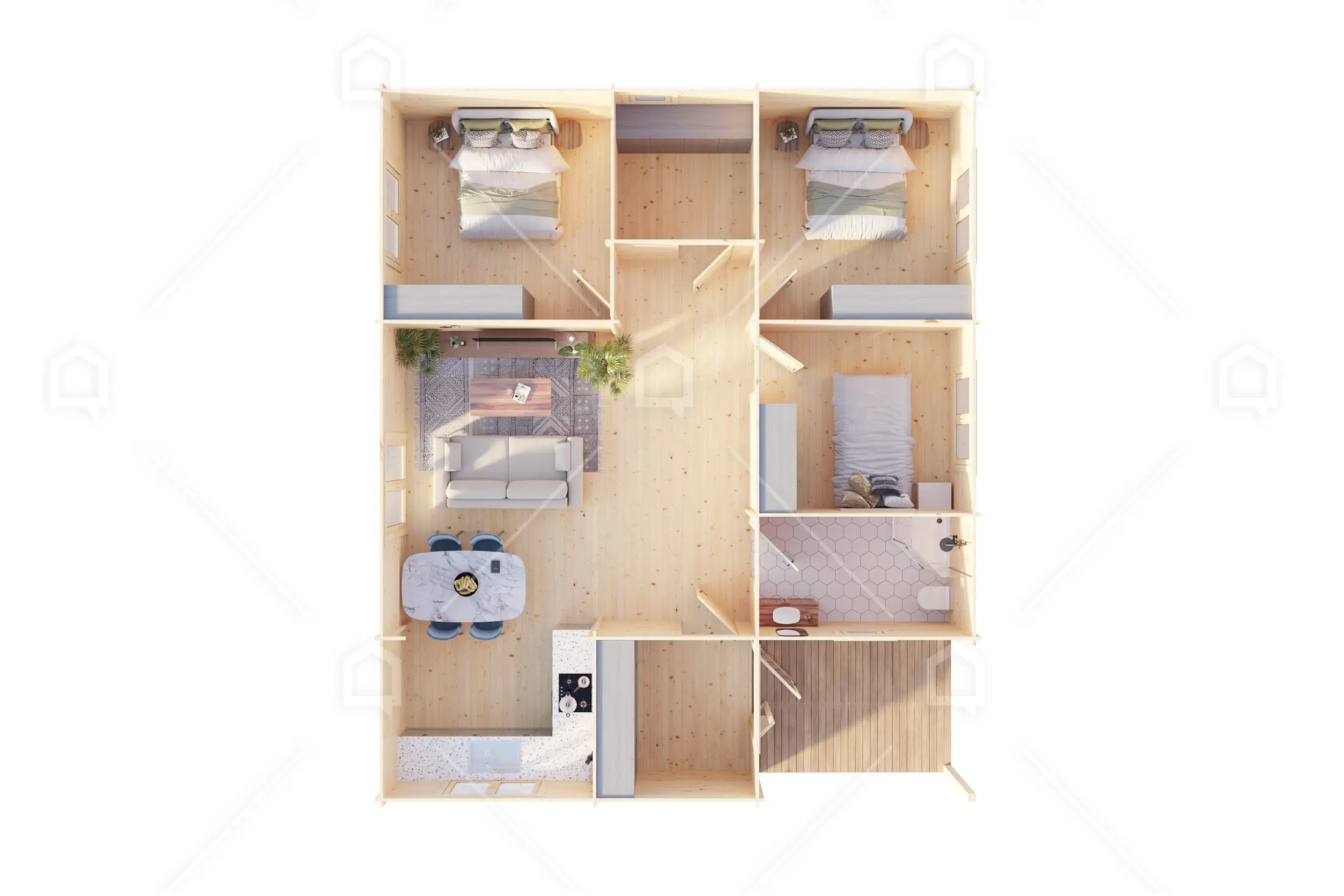 Casa prefabricada de madera Ebro de Maestro Casas · imagen 6