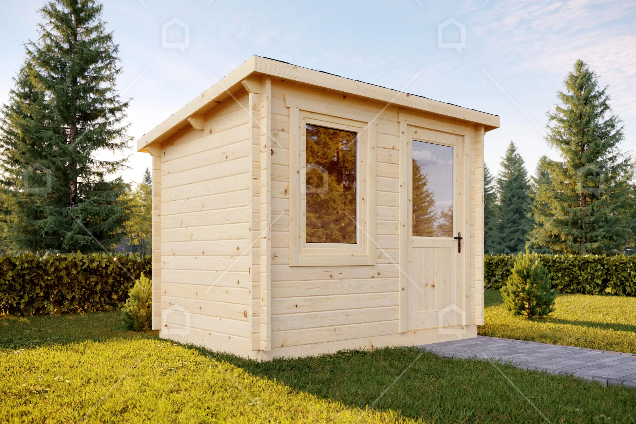 Casa prefabricada Caseta de jardín de madera Aral de 4,9 m² de Maestro Casas · imagen 3