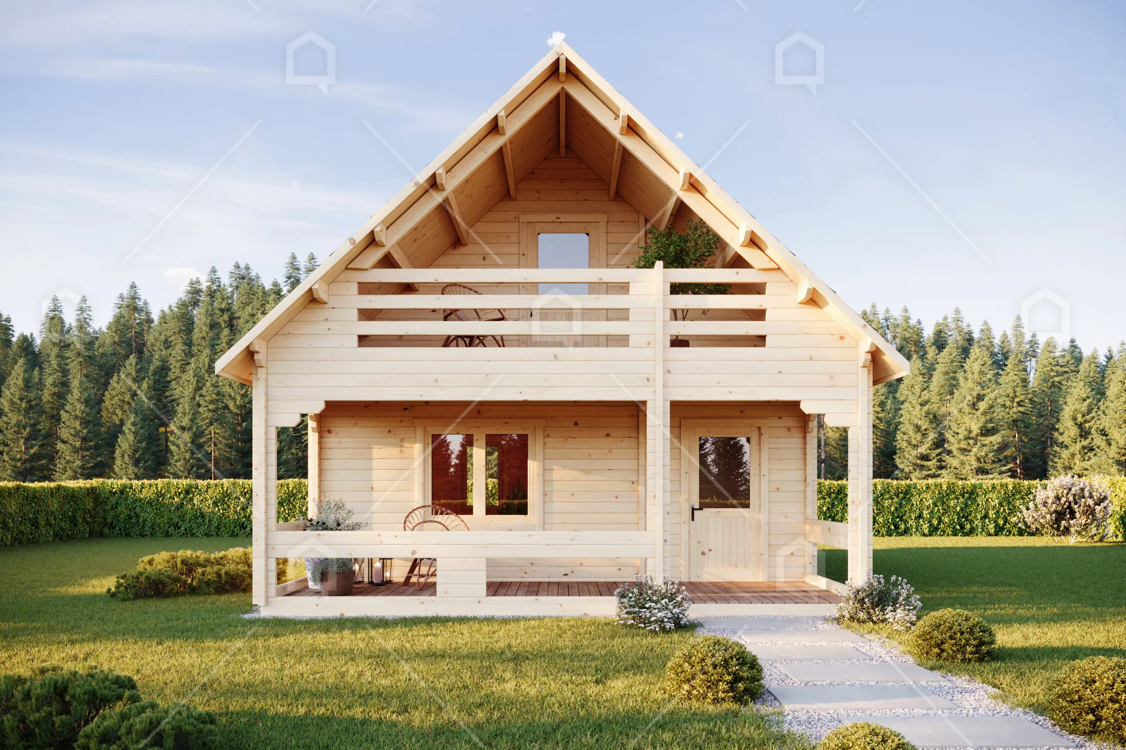 Casa prefabricada de madera Oka de dos plantas de Maestro Casas · imagen 2