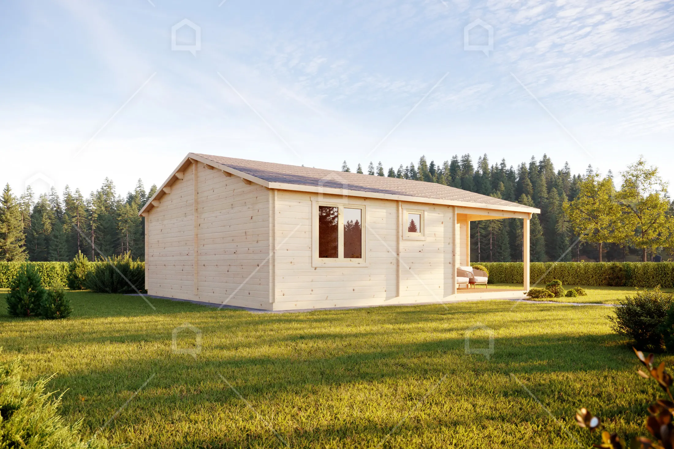 Casa prefabricada de madera Genil de 2 dormitorios de Maestro Casas · imagen 5