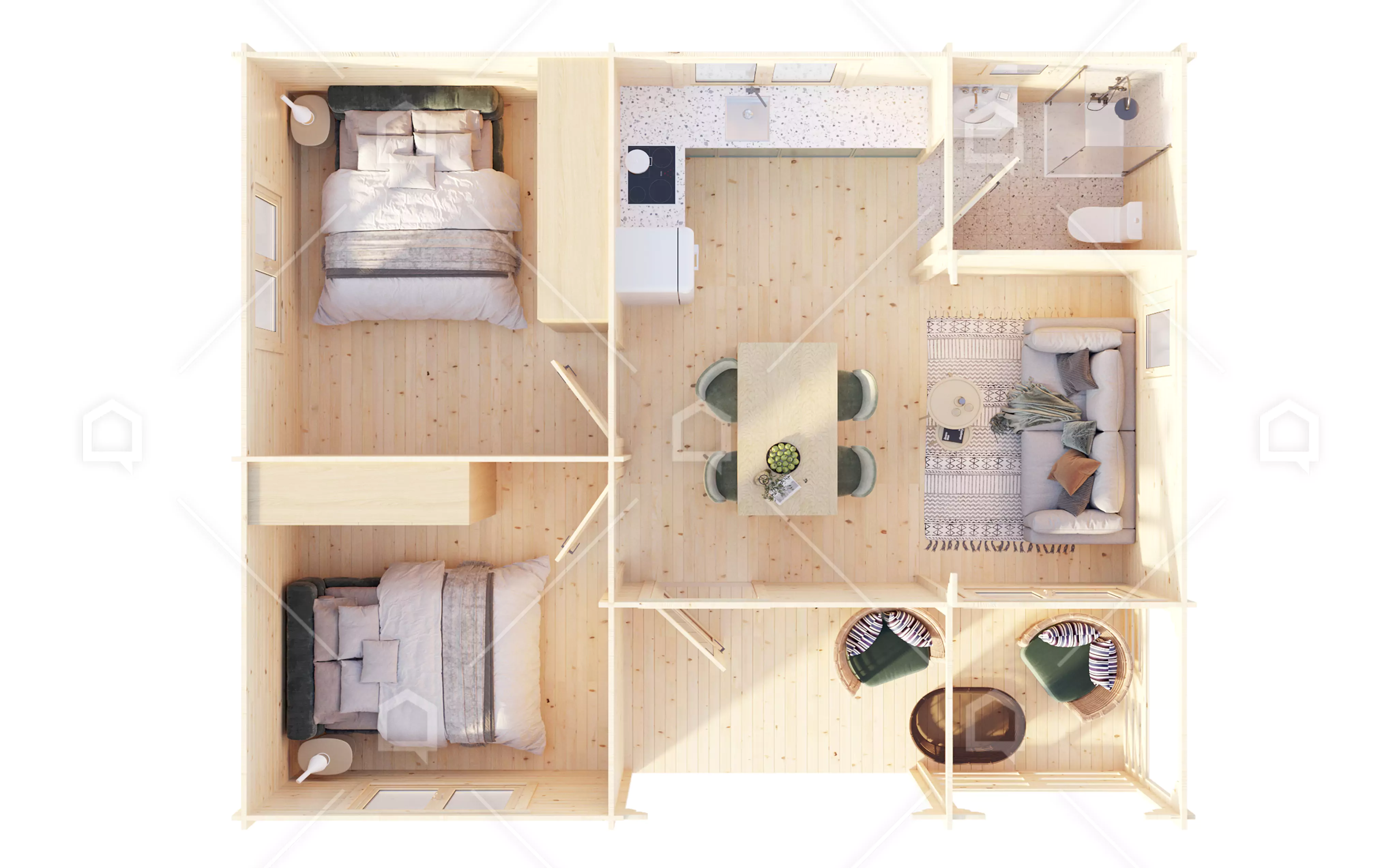 Casa prefabricada de madera Manitoba de Maestro Casas · imagen 5
