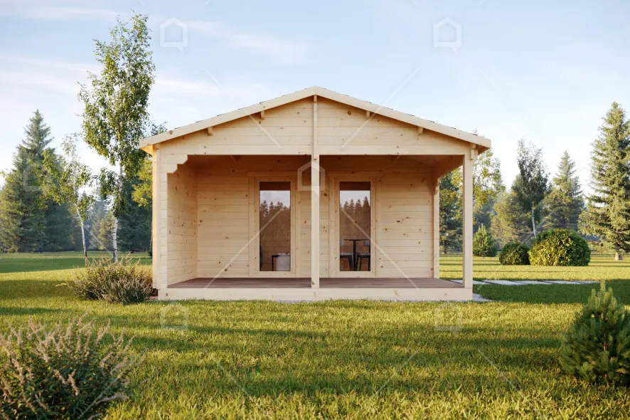 Casa prefabricada Pérgola de madera Saga de Maestro Casas