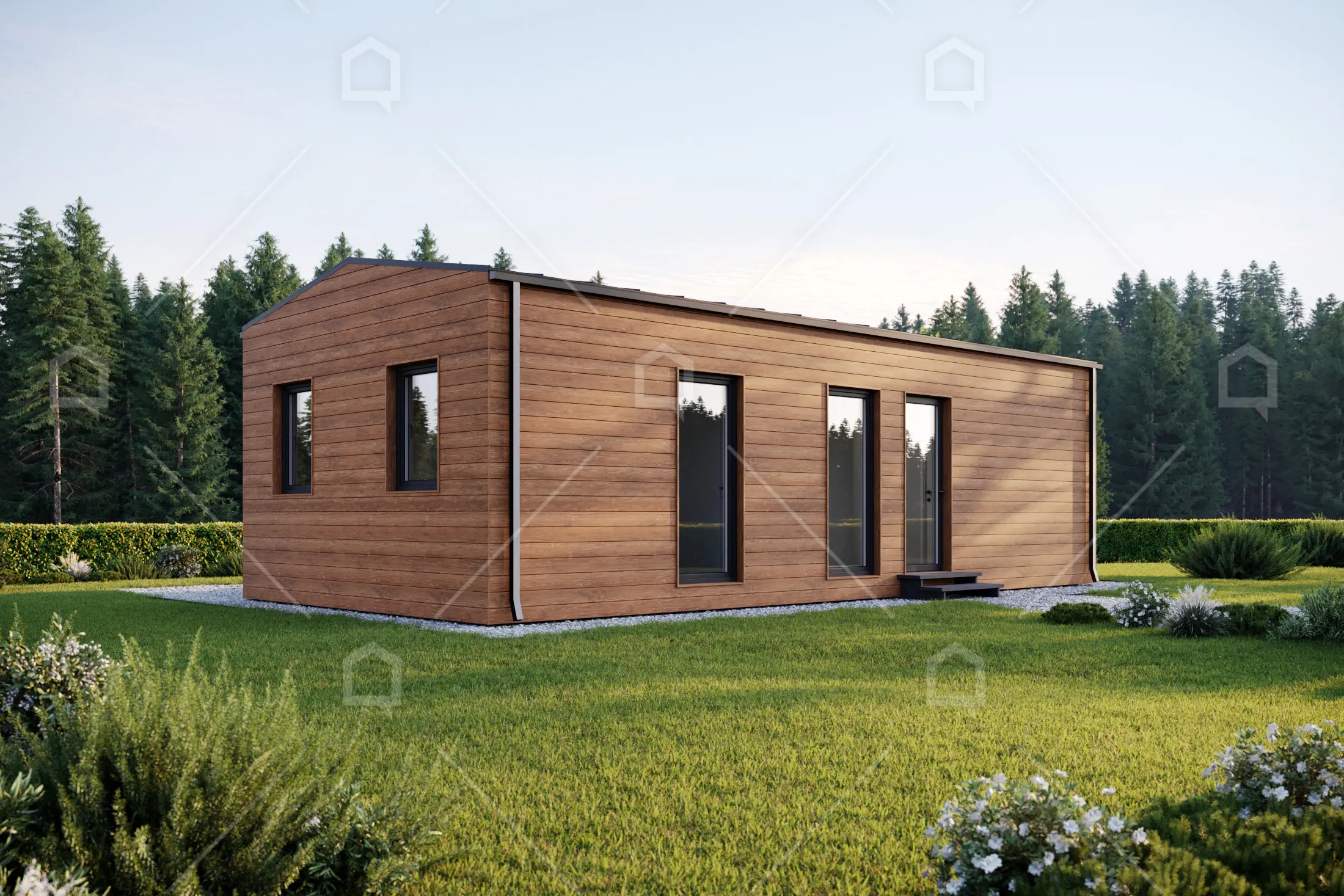 Casa prefabricada modular Atlas a dos aguas de Maestro Casas · imagen 2
