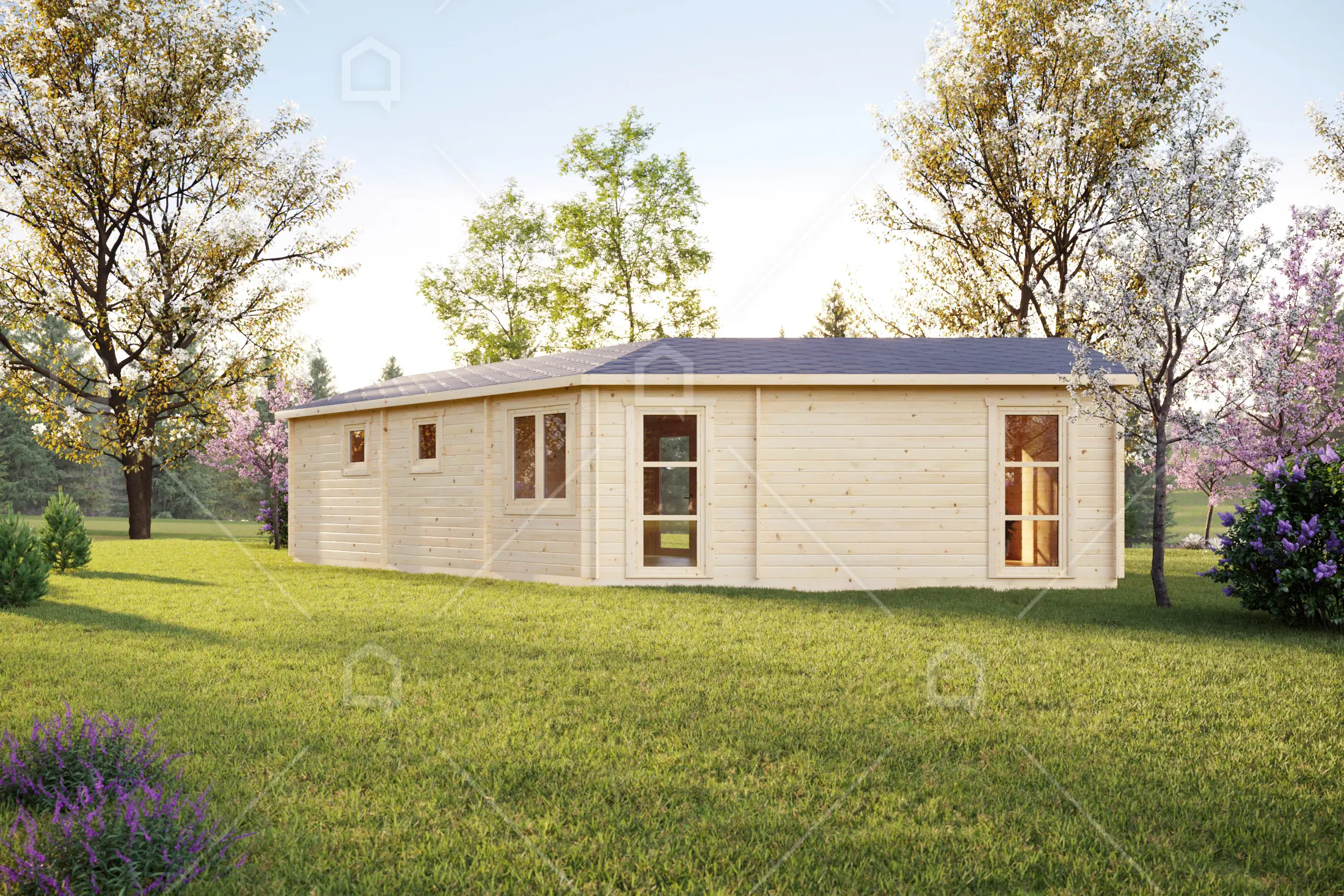 Casa prefabricada de madera Volta con salón de 32 m² de Maestro Casas · imagen 4