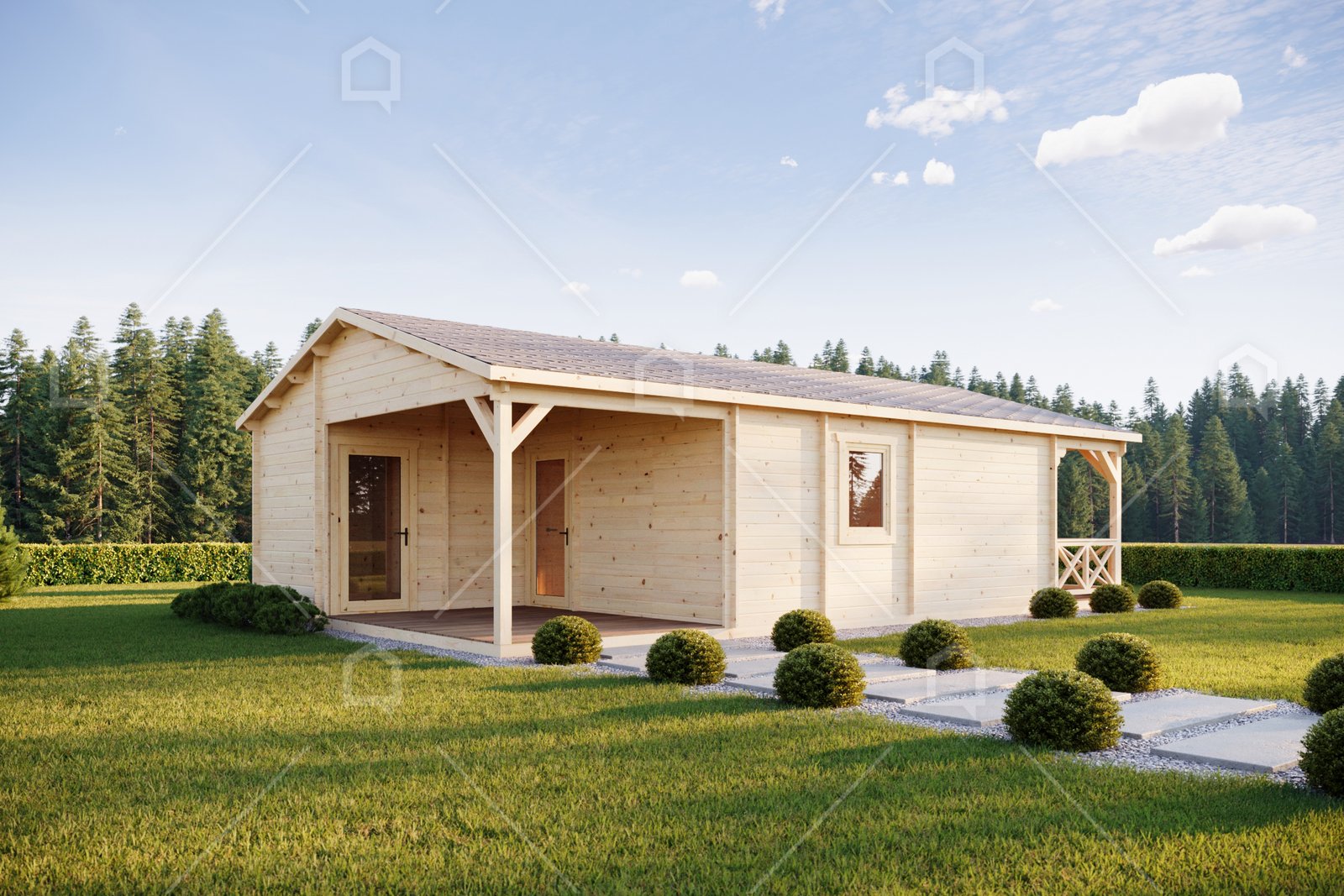 Casa prefabricada de madera Fargo de 2 dormitorios de Maestro Casas · imagen 2
