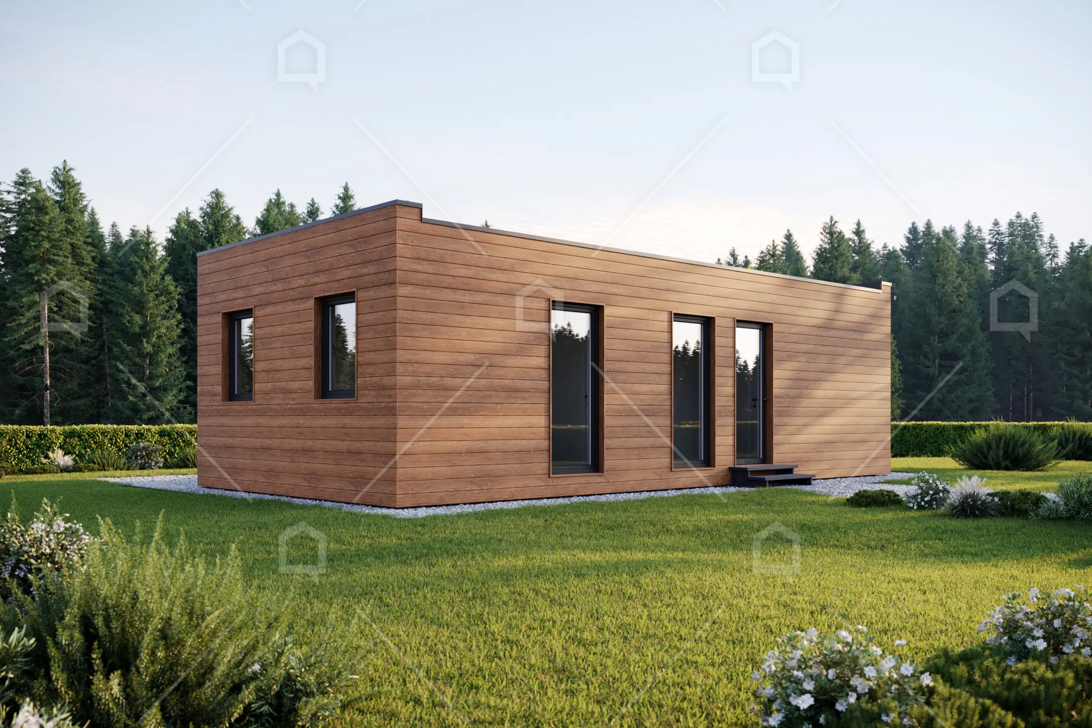 Casa modular Atlas de cubierta plana de Maestro Casas · imagen 3