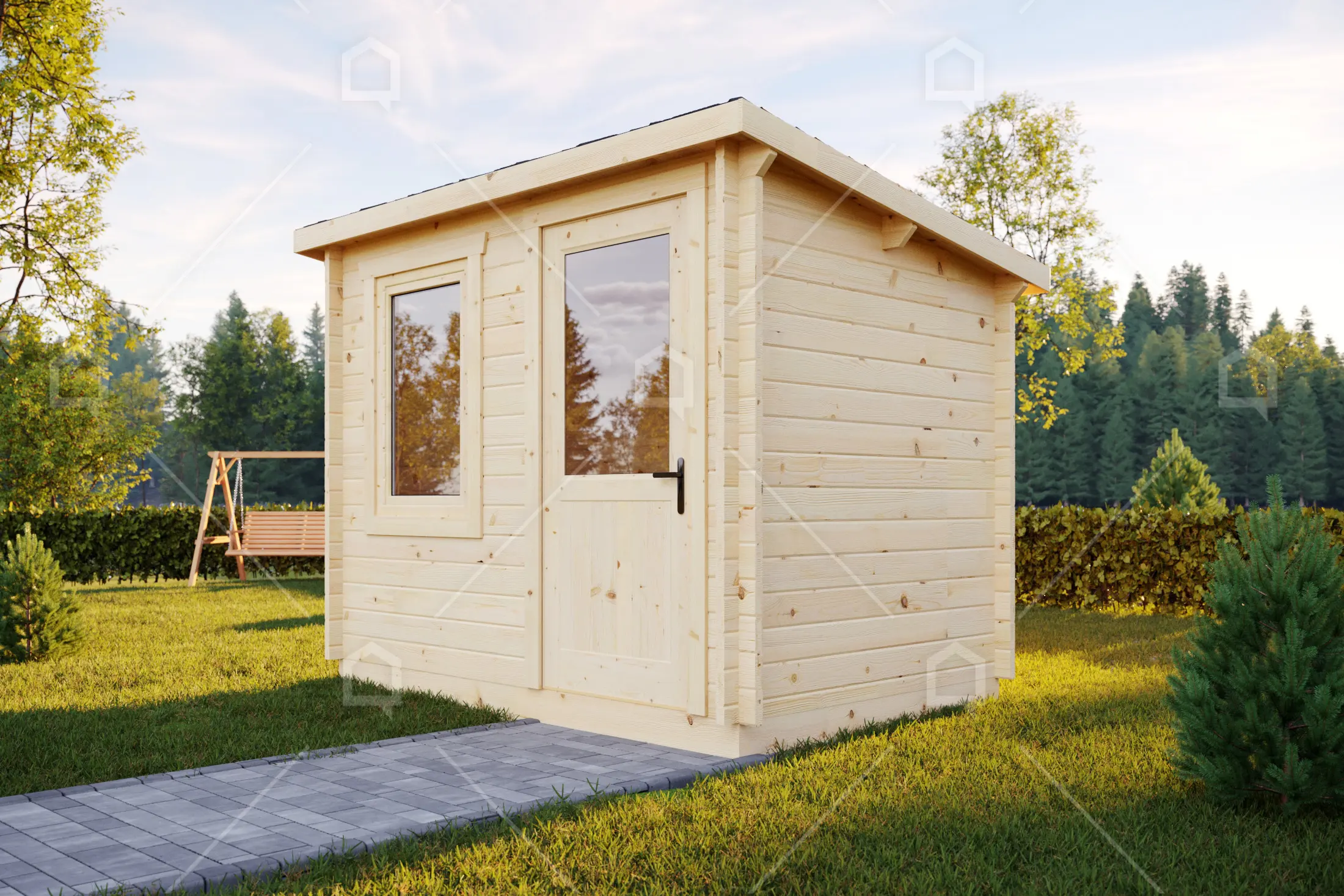 Casa prefabricada Caseta de jardín de madera Aral de 4,9 m² de Maestro Casas · imagen 4