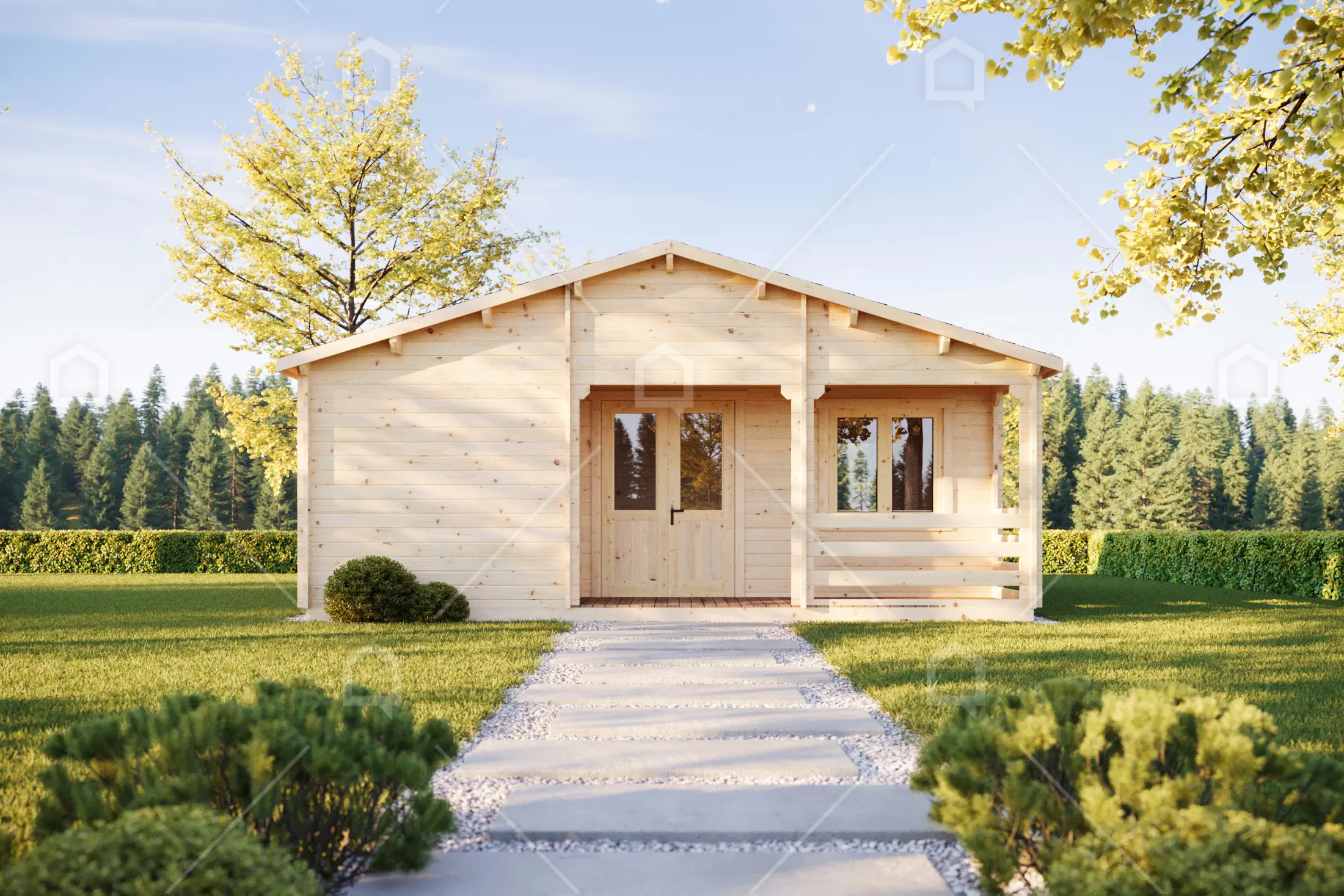 Casa prefabricada de madera Van XL de 2 dormitorios de Maestro Casas · imagen 2