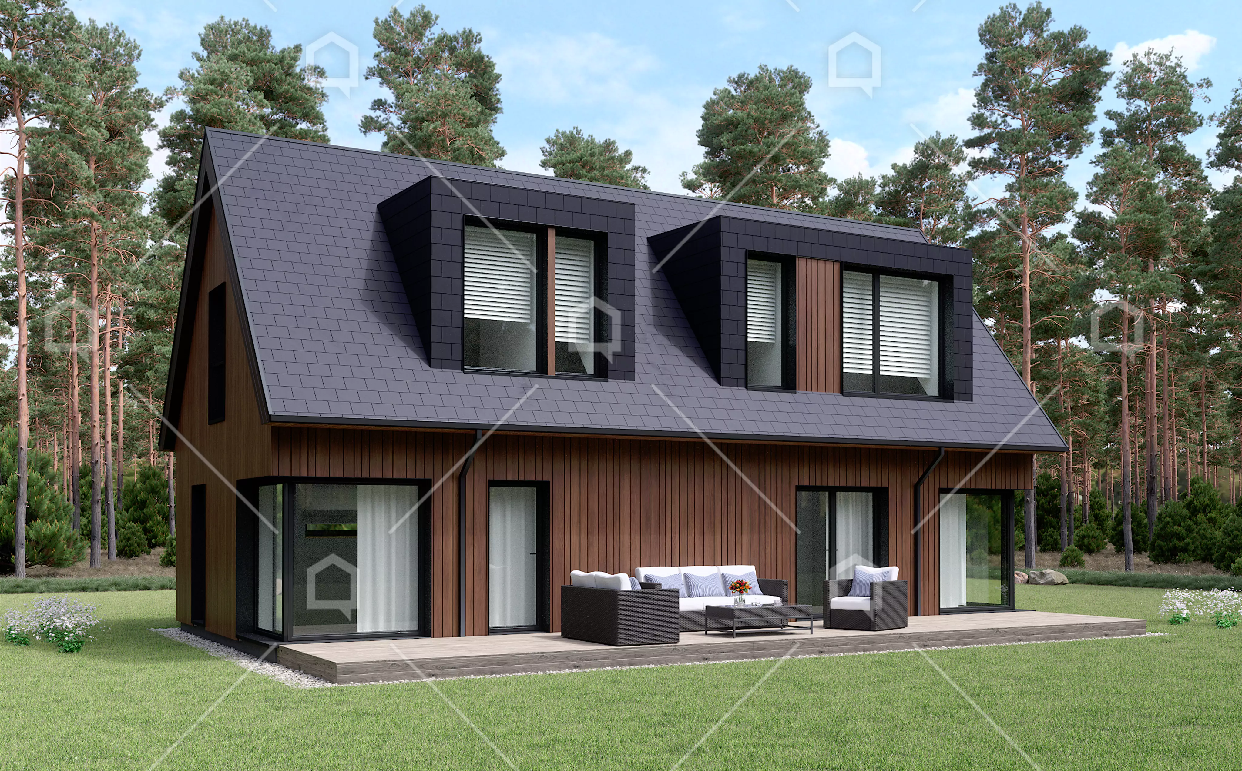 Casa prefabricada de madera de 2 plantas Mimas de Maestro Casas · imagen 3