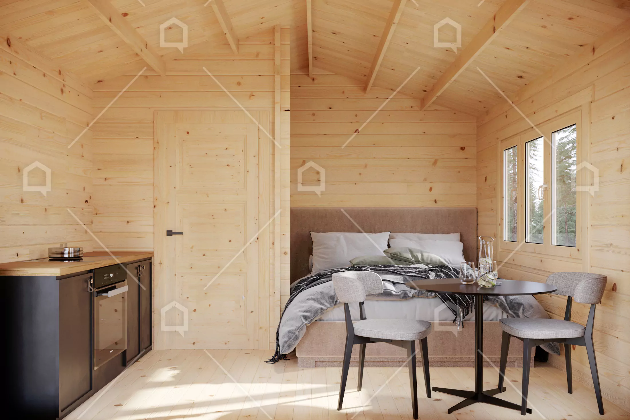 Casa prefabricada Caseta de jardín de madera Michigan de Maestro Casas · imagen 5