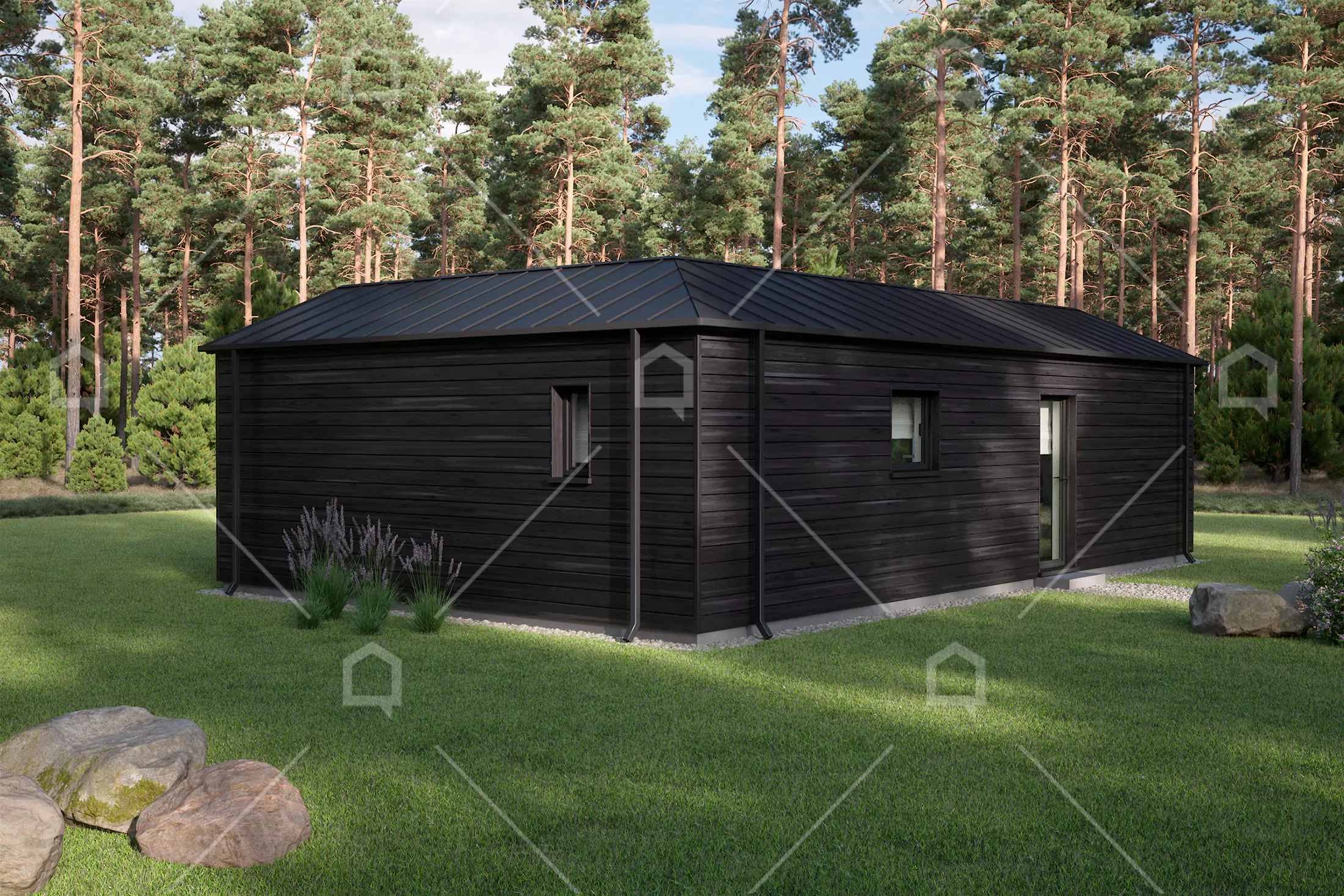 Casa prefabricada de madera en L Magnum de Maestro Casas · imagen 5