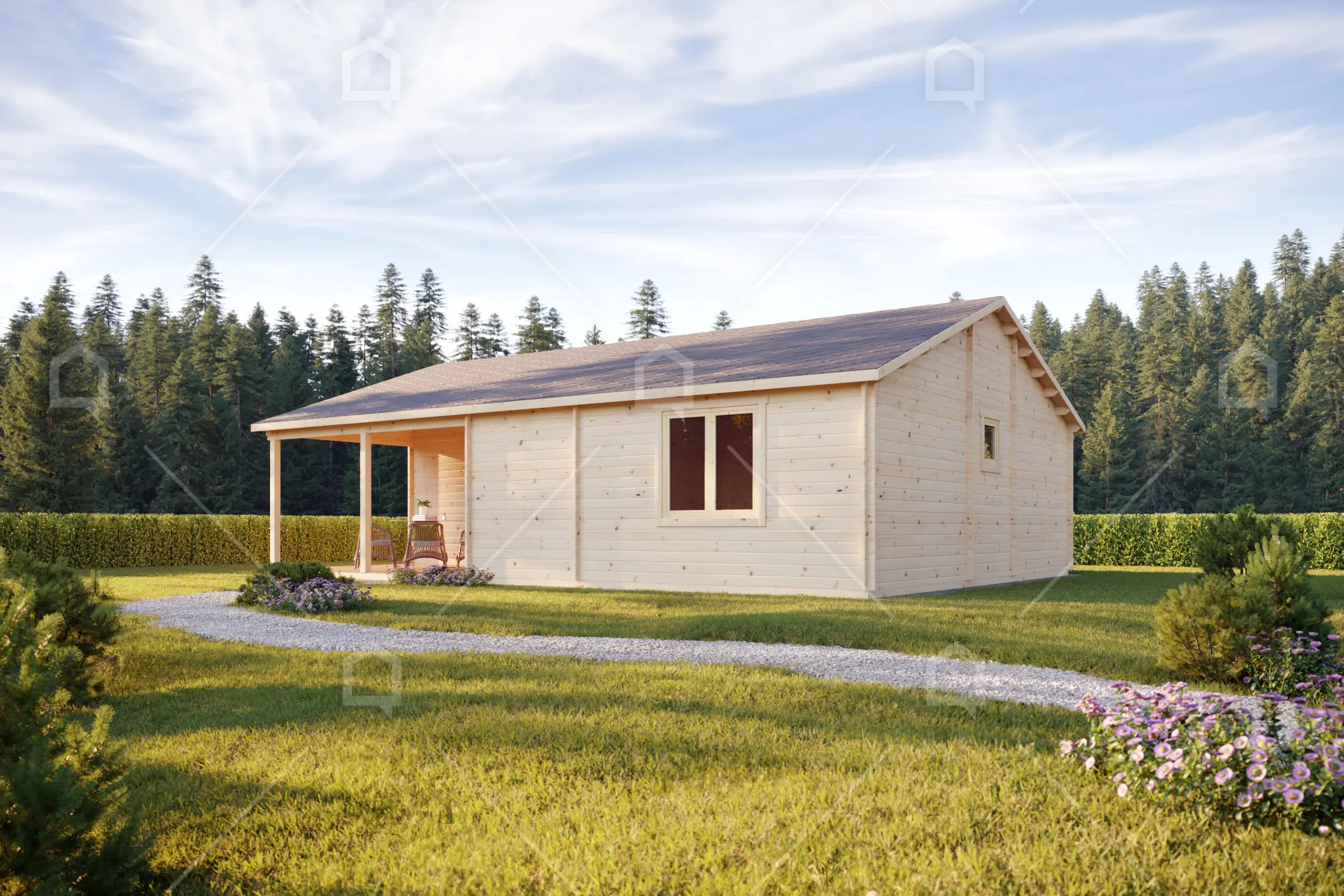 Casa prefabricada Cabaña prefabricada de madera Amur de Maestro Casas · imagen 4