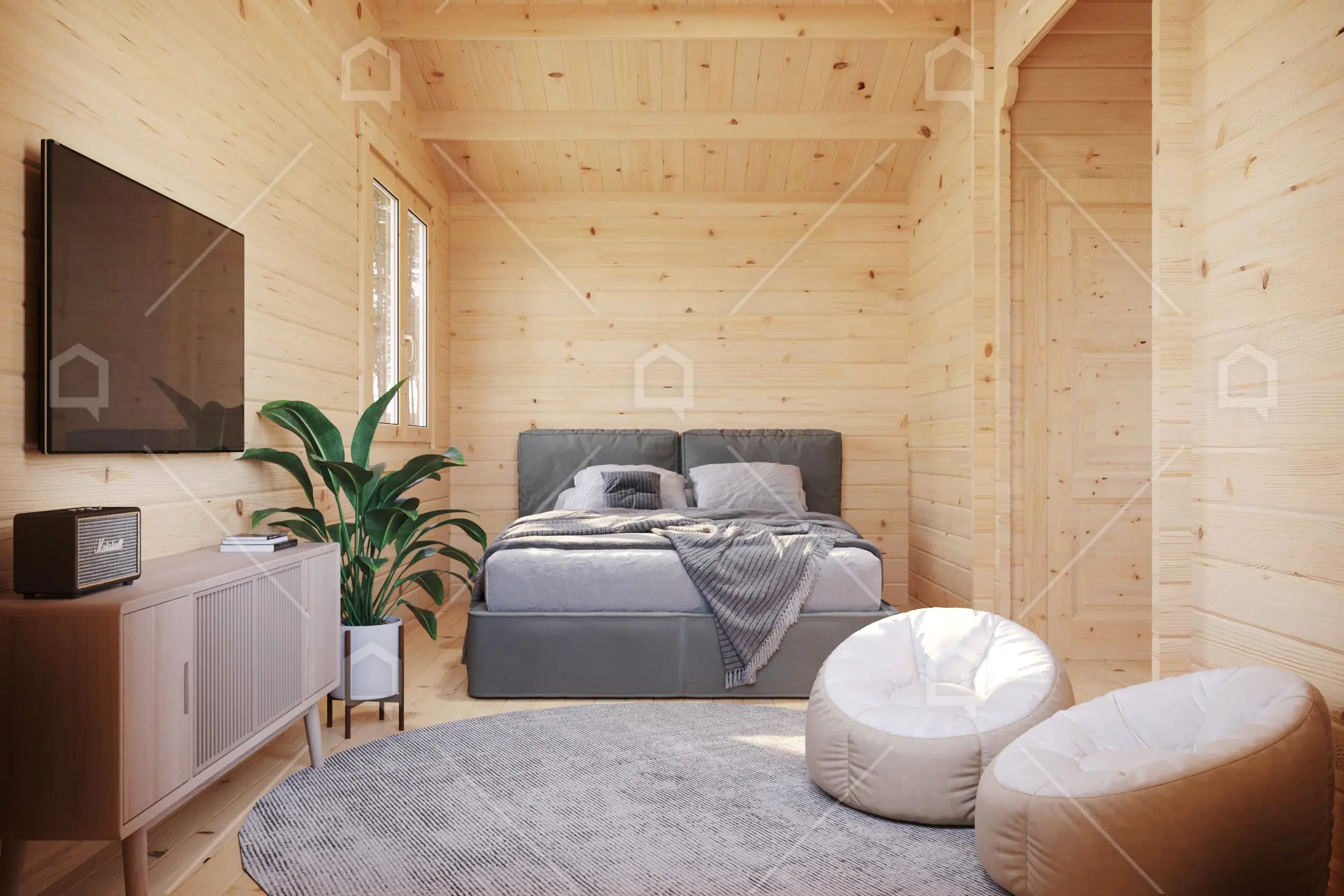 Casa prefabricada Cabaña de madera Urmia de Maestro Casas · imagen 5