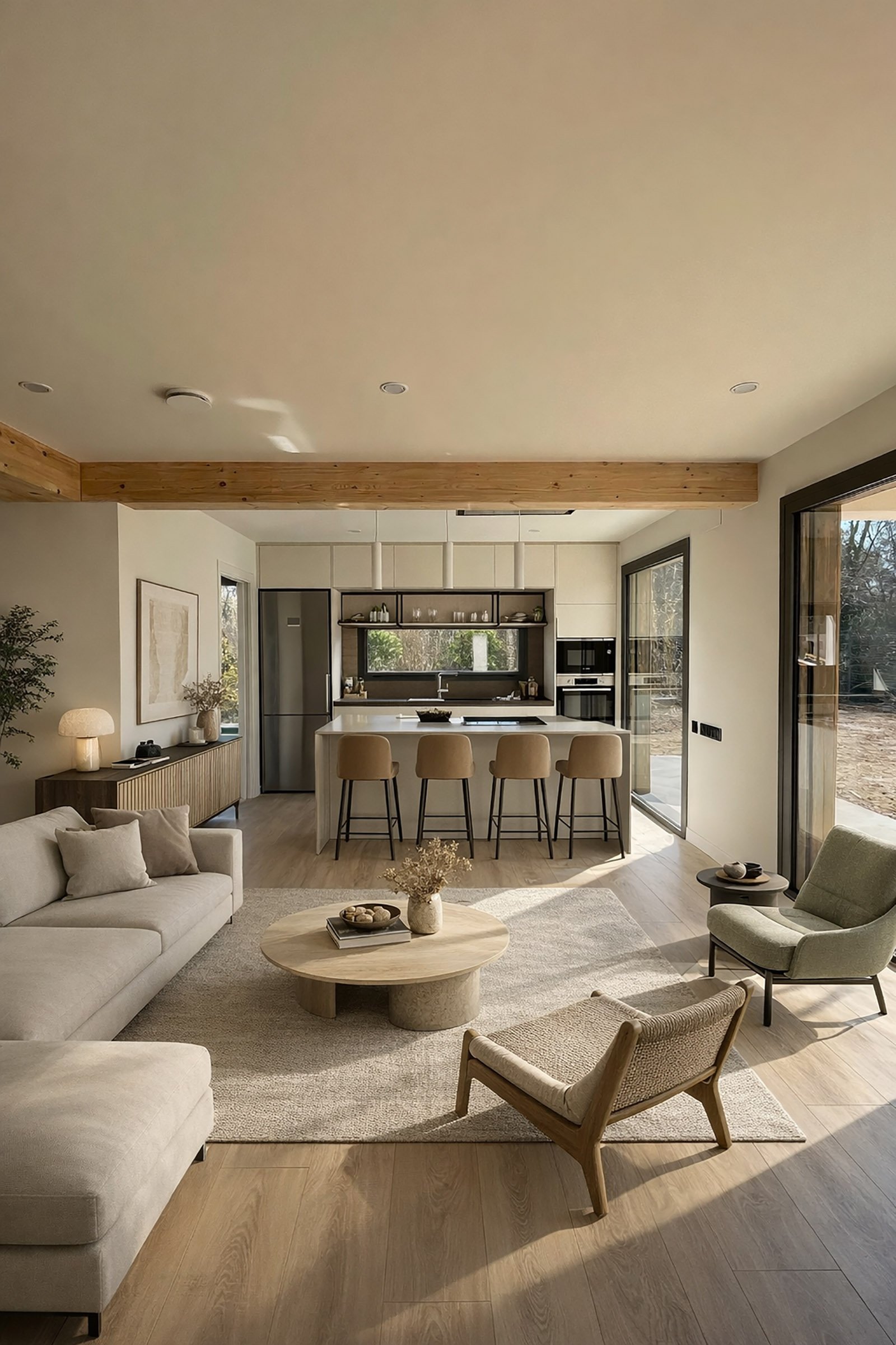 Casa prefabricada Villa de madera Sant Quirze, 354 m² de Arquima · imagen 4