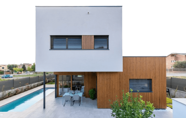 Casas de Framing Construcción Sostenible en Barcelona
