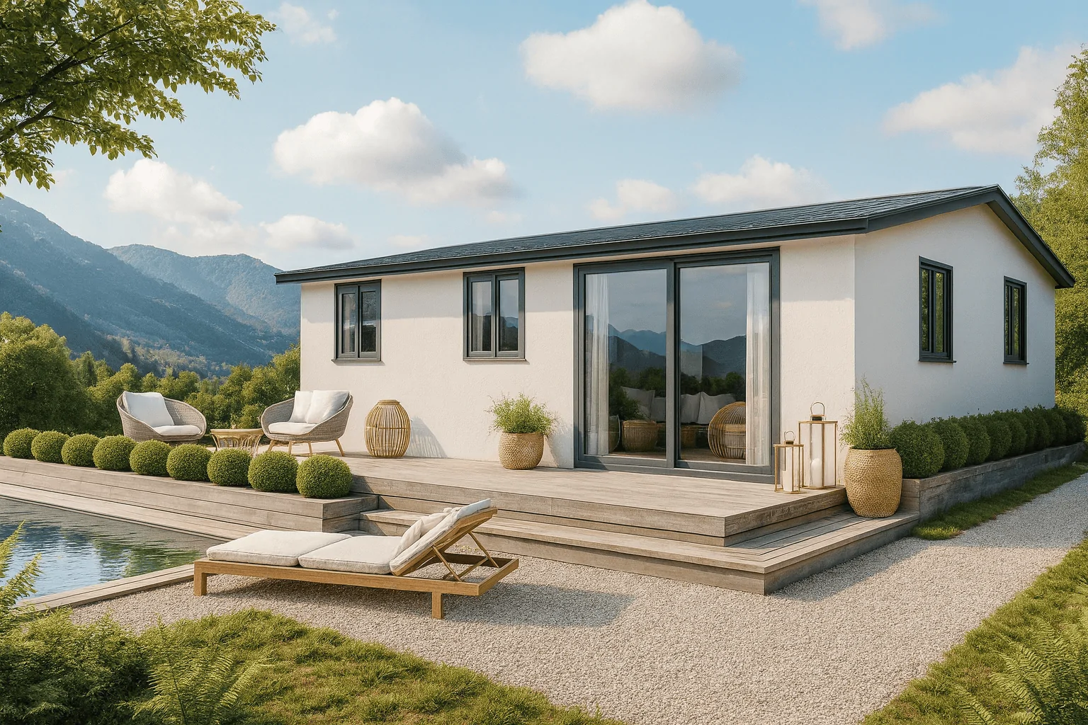 Casa prefabricada Casa móvil Nevada 65 m² de Alucasa