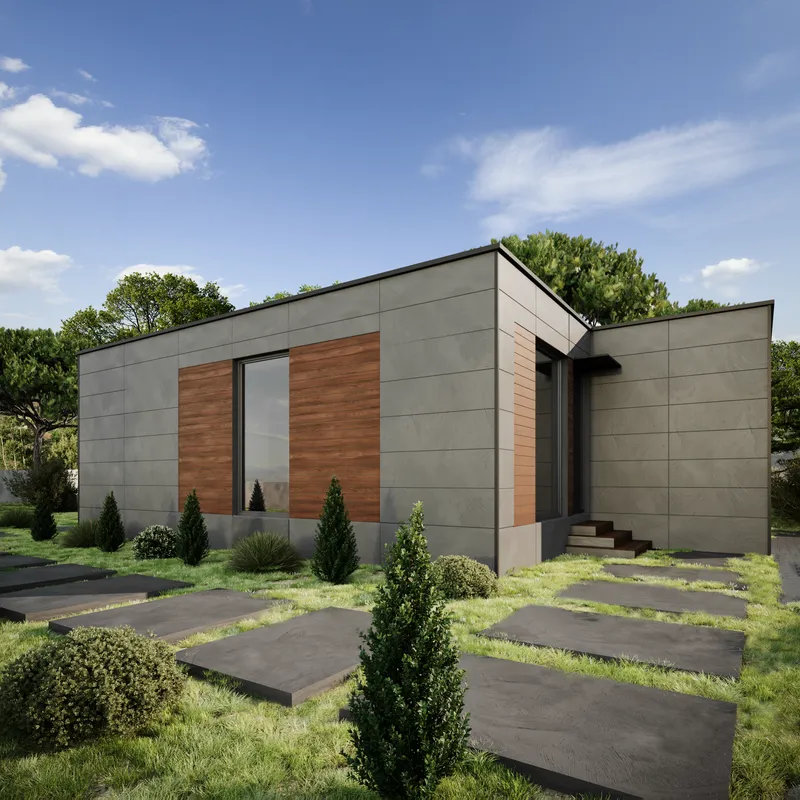 Casa prefabricada Casa modular Alexandra 90 de AM Prefabricadas