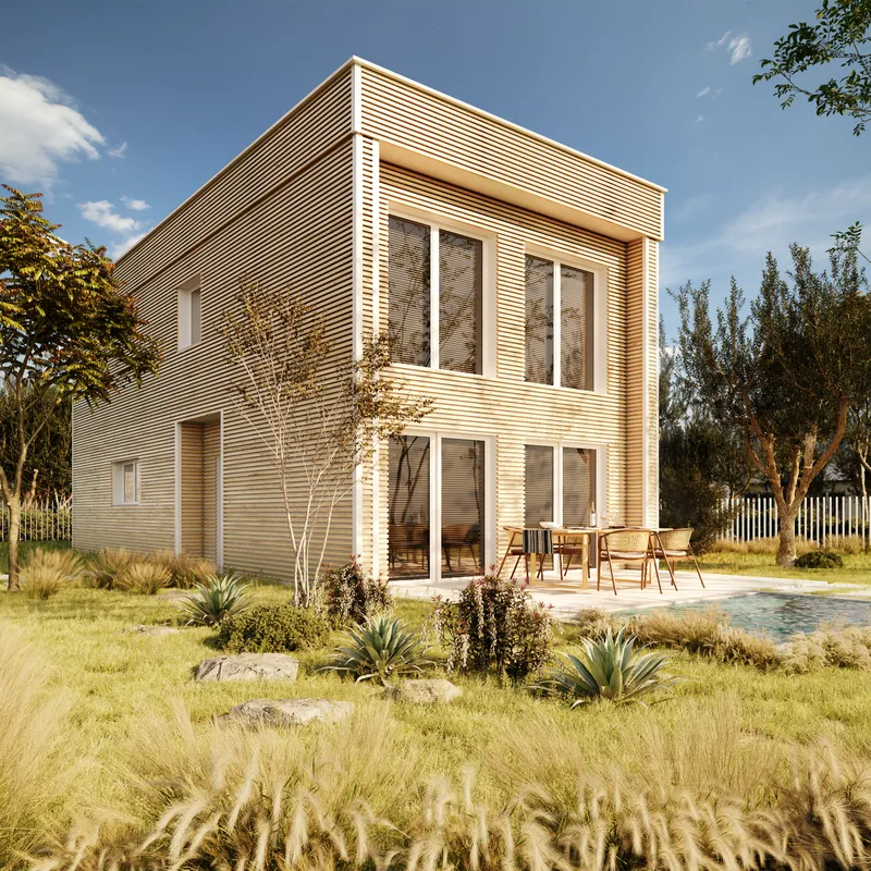 Casa prefabricada Moscú 159 de AM Prefabricadas