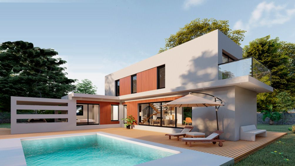 Casa prefabricada Casa prefabricada de madera Ter de 146 m² de American Building System
