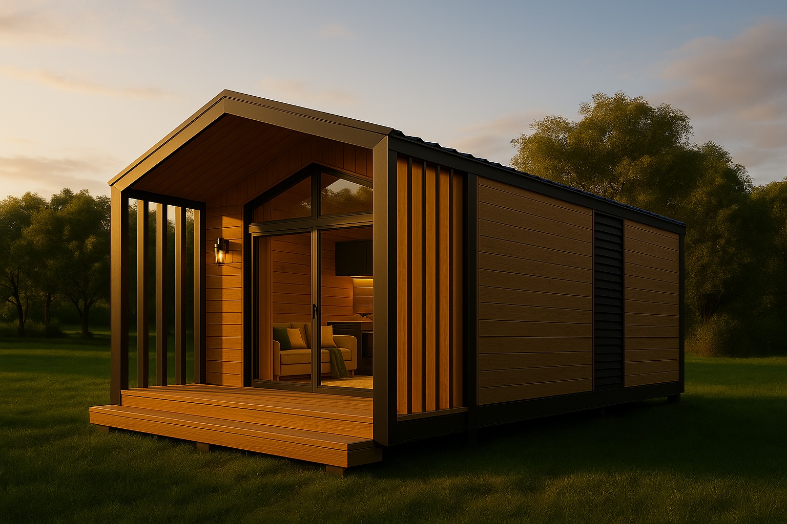 Casa prefabricada Modelo Barn de Bosque Nórdico