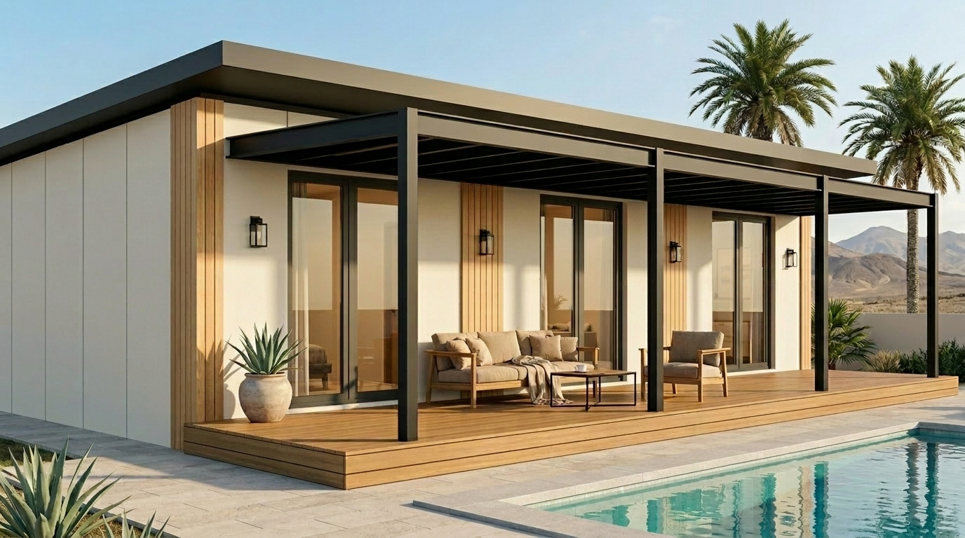 Casa prefabricada Techo Simple 67 de Bosque Nórdico