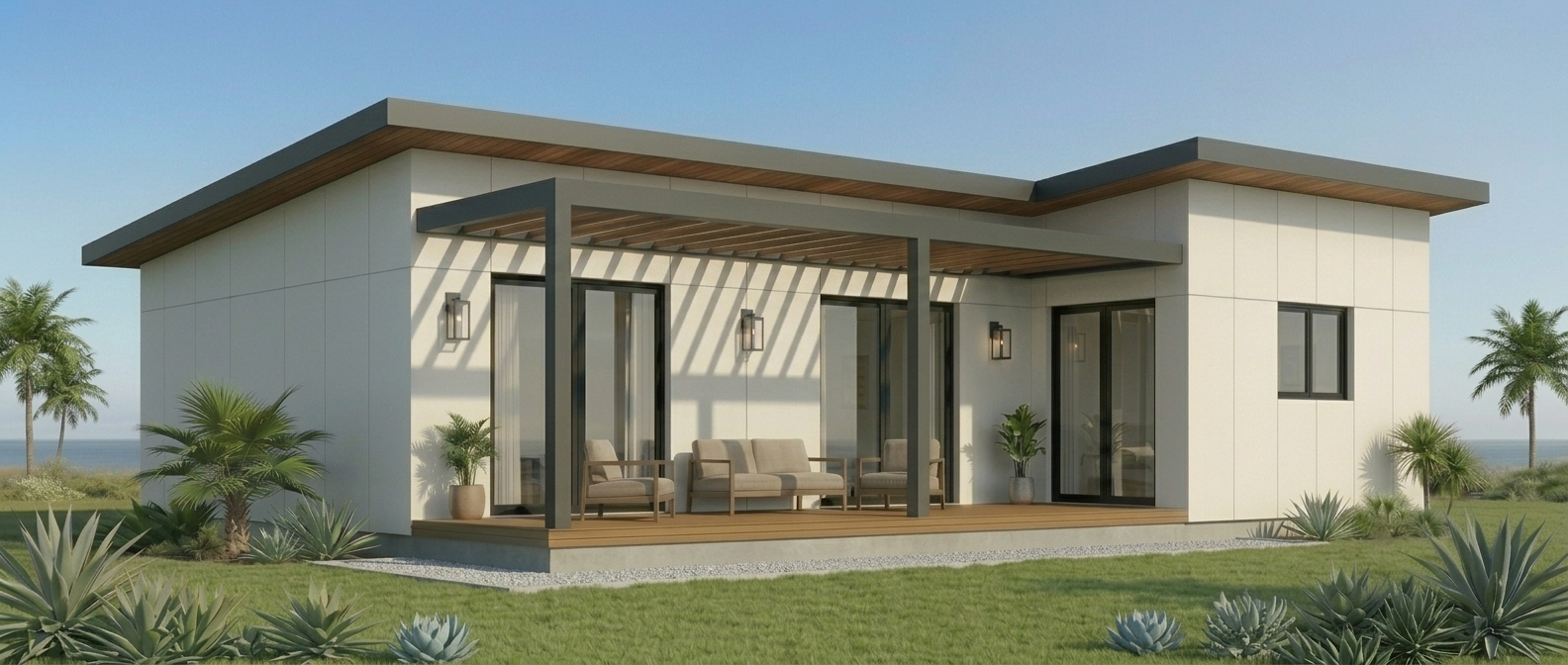 Casa prefabricada Techo Simple 89 de Bosque Nórdico