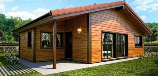 Casa prefabricada de madera modelo Granada de Casas de Madera Daype