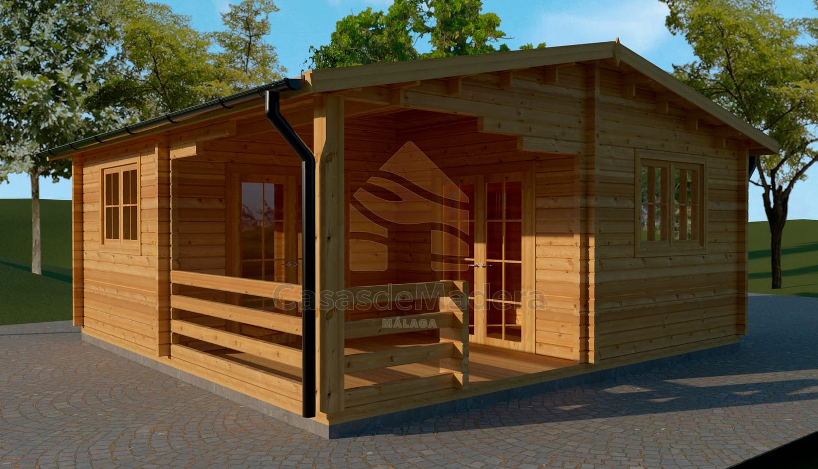 Chalet en bois préfabriqué San Pedro