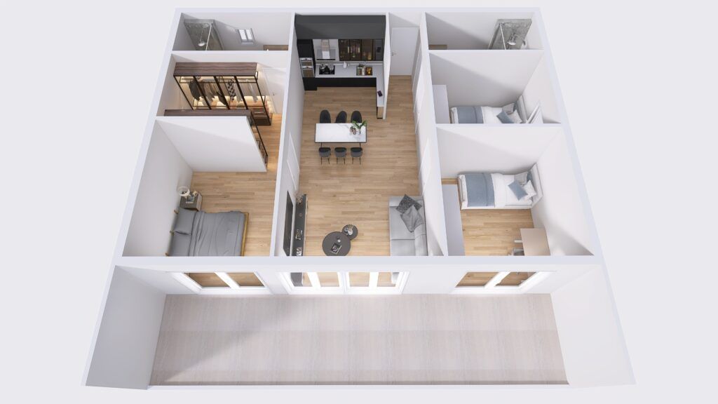 Casas de Casas Prefabricadas de Hormigón RM
