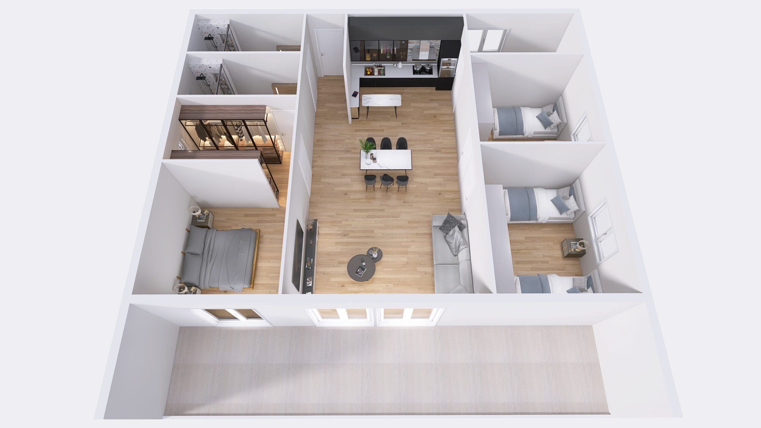 Vivienda Cúbica 12 x 9