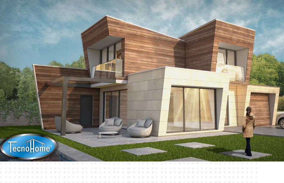 Casa prefabricada Casa prefabricada de hormigón Modelo León de Casas TecnoHome