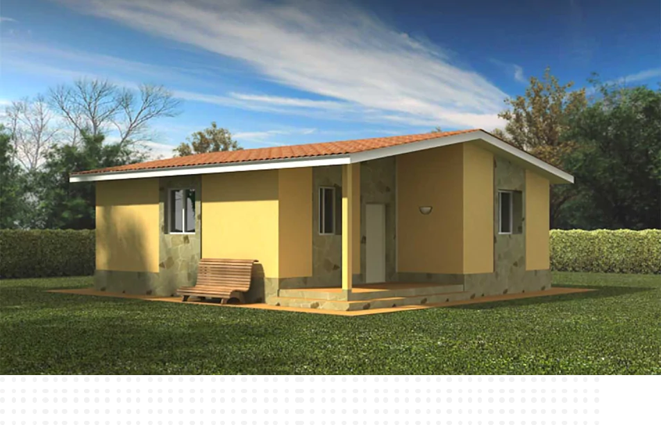 Casa prefabricada Modelo Soria de Casas TecnoHome