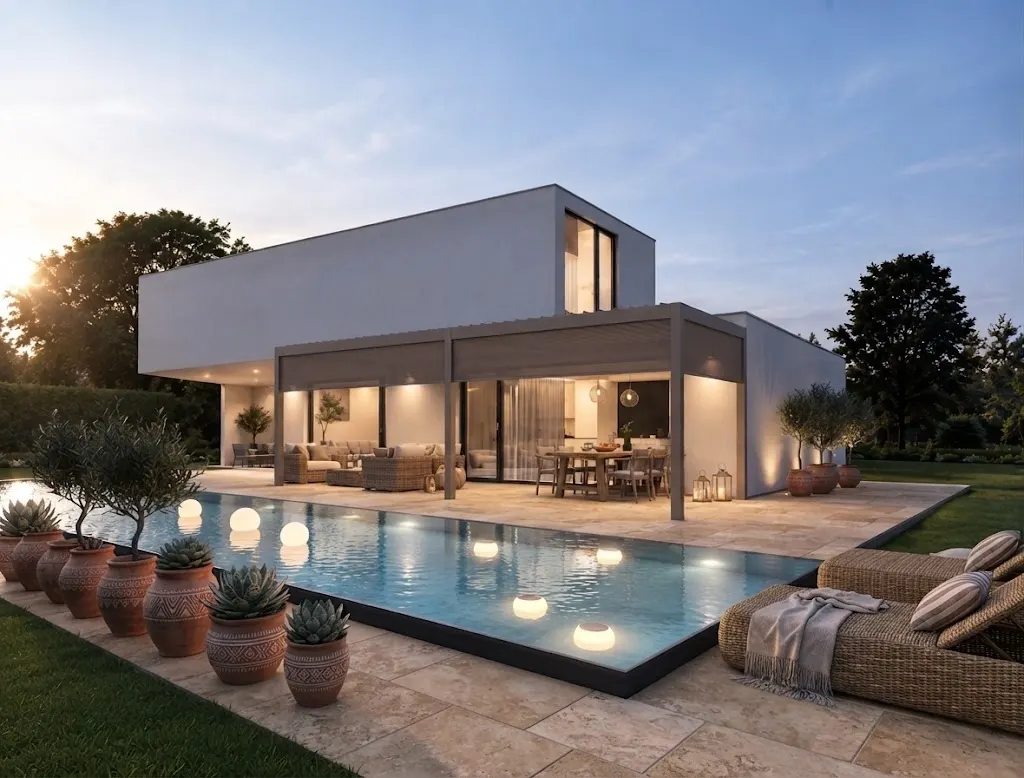 Casa prefabricada de acero Serie 120 de dos alturas de Cases Caliu