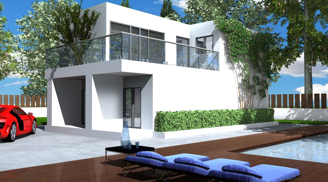 Casa prefabricada Casa de hormigón Asier 185 m² de Construcciones ALC