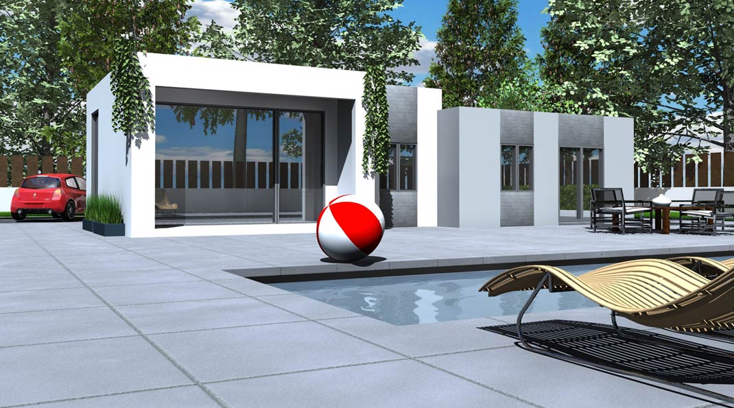 Casa de hormigón Issei 120 m²