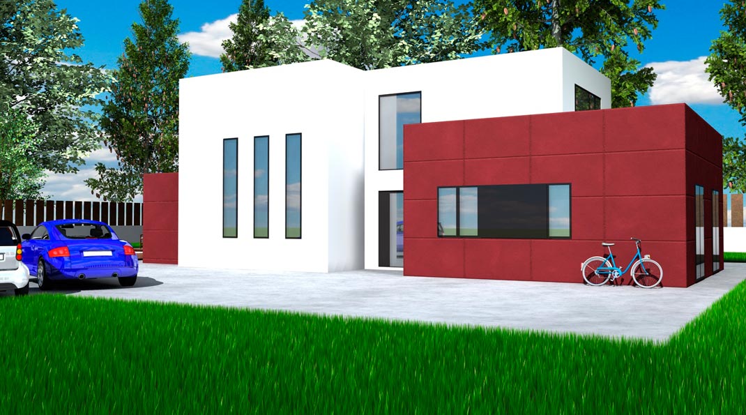 Casa prefabricada Casa de hormigón Kuko 170 m² de Construcciones ALC