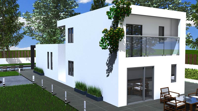 Casa prefabricada Casa de hormigón Valle 170 a 190 m² de Construcciones ALC