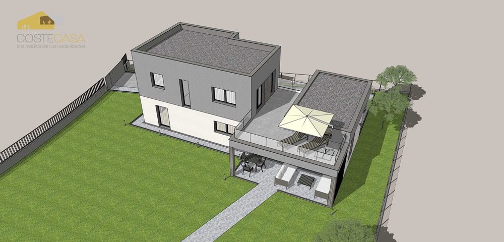 Casa prefabricada Casa personalizada bioclimática en Begues, Barcelona de Coste Casa