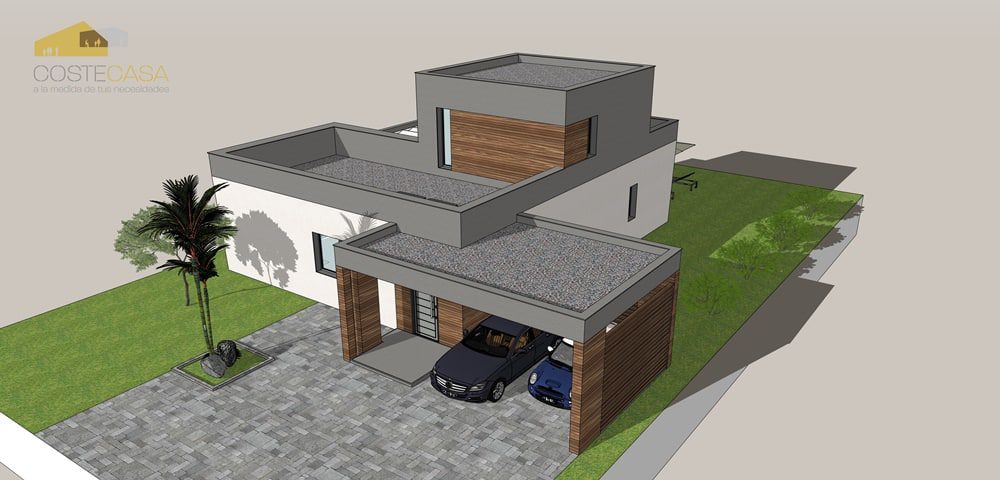 Casa prefabricada Vivienda unifamiliar de gran ahorro energético en Mataró de Coste Casa