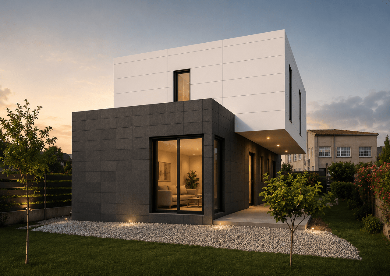 Casa prefabricada modular 2A.H4.8M de dos plantas de Home3