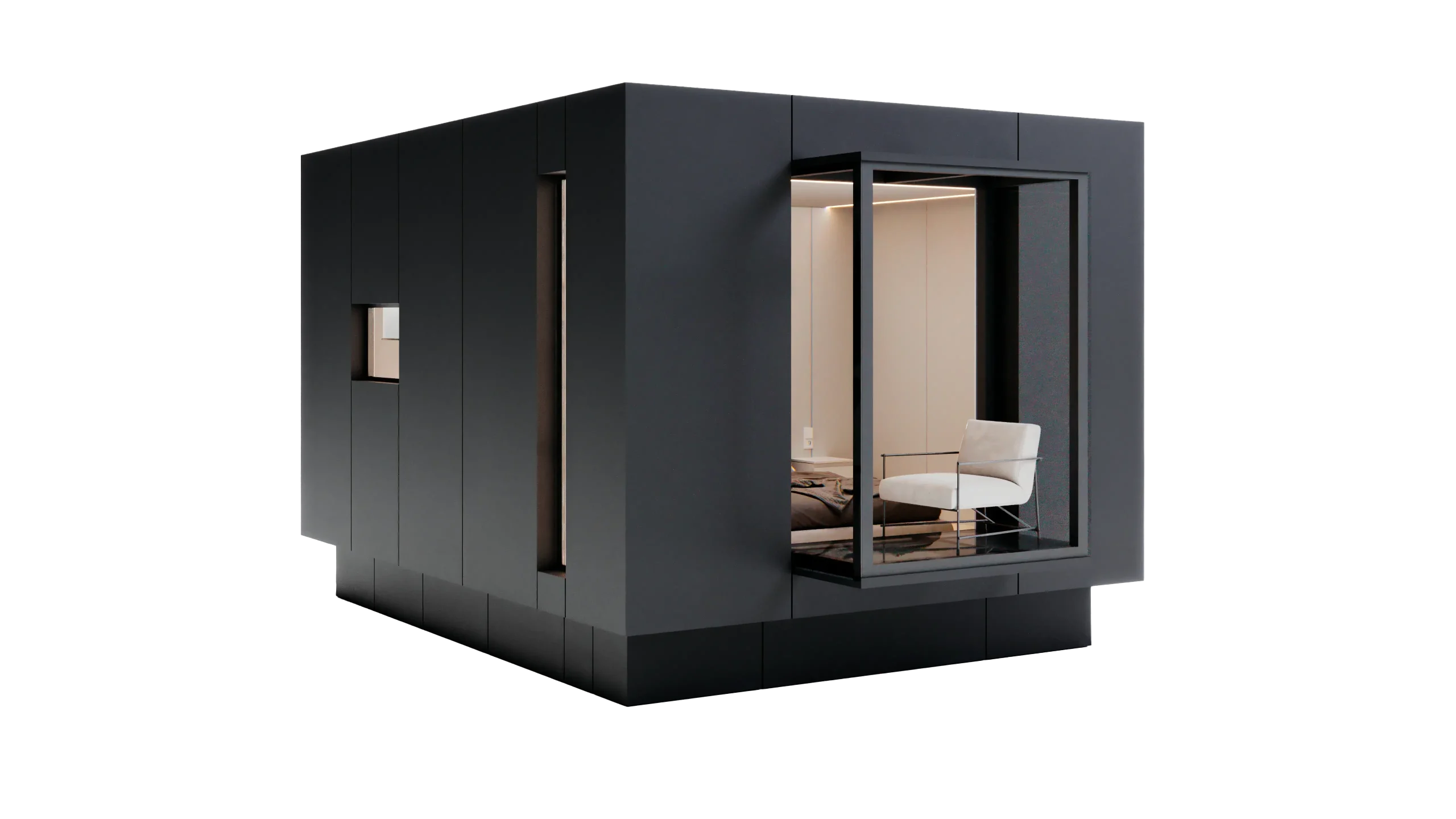 Casa prefabricada Casa cápsula de acero KEU Pocket 24,5 m² de KEU