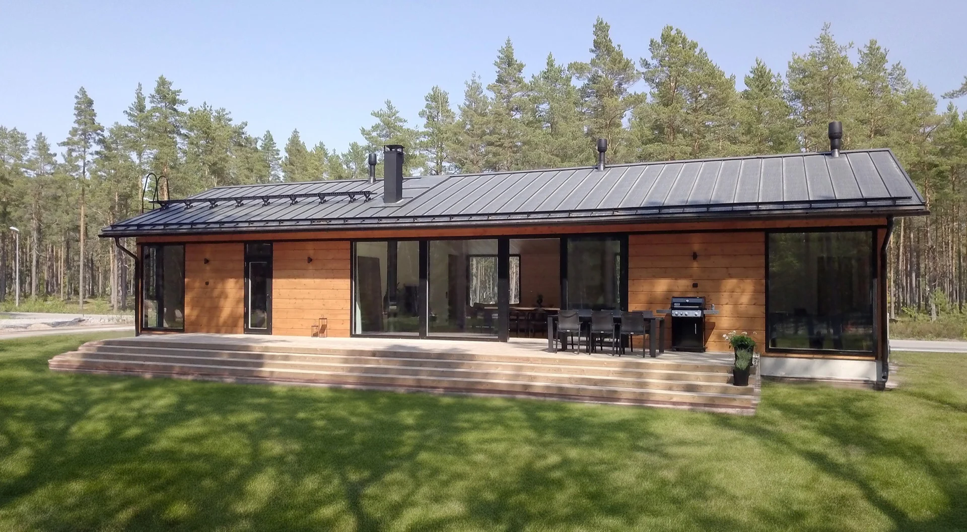 Casa prefabricada Glass House 150 de Kontio