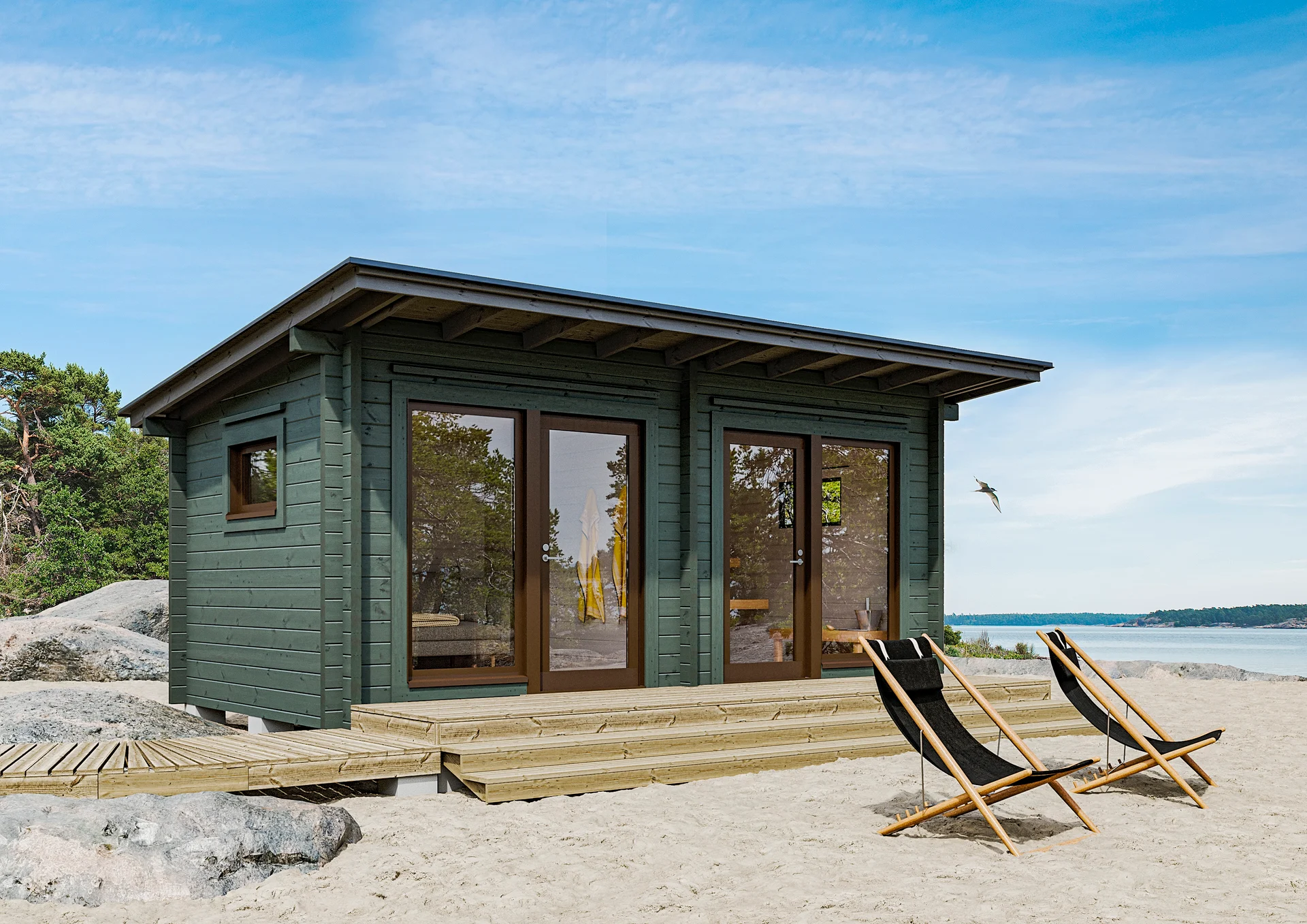 Casa prefabricada Pioni Sauna de Kontio