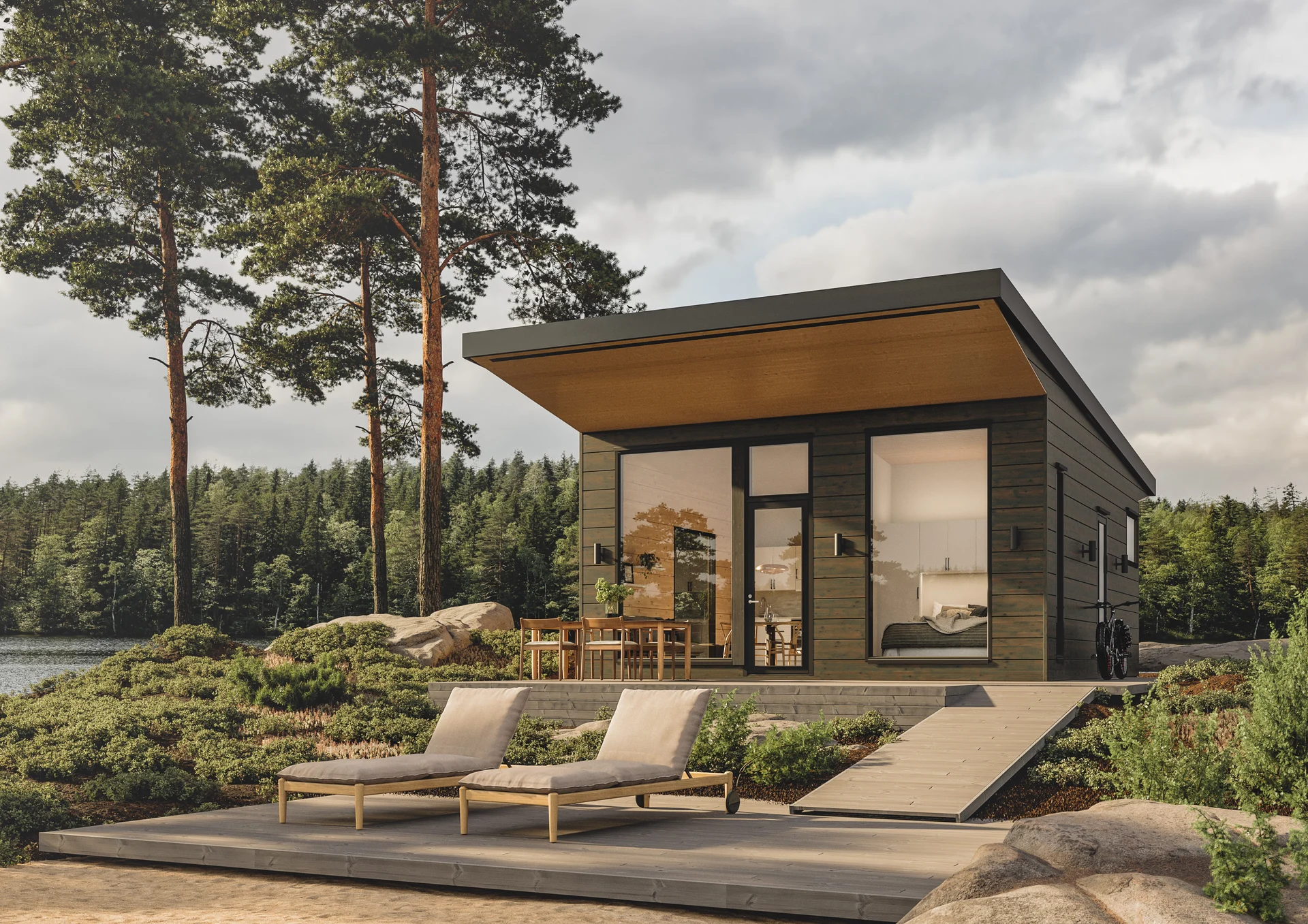 Casa prefabricada Sky House 50 de Kontio