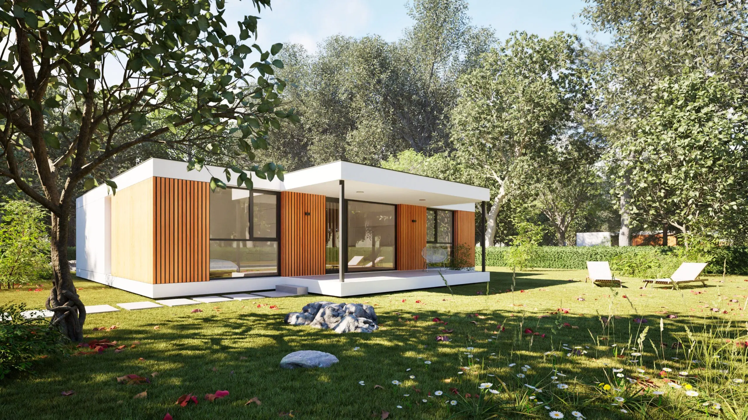 Casa prefabricada Casa modular de 120 m² de KuBox Modular
