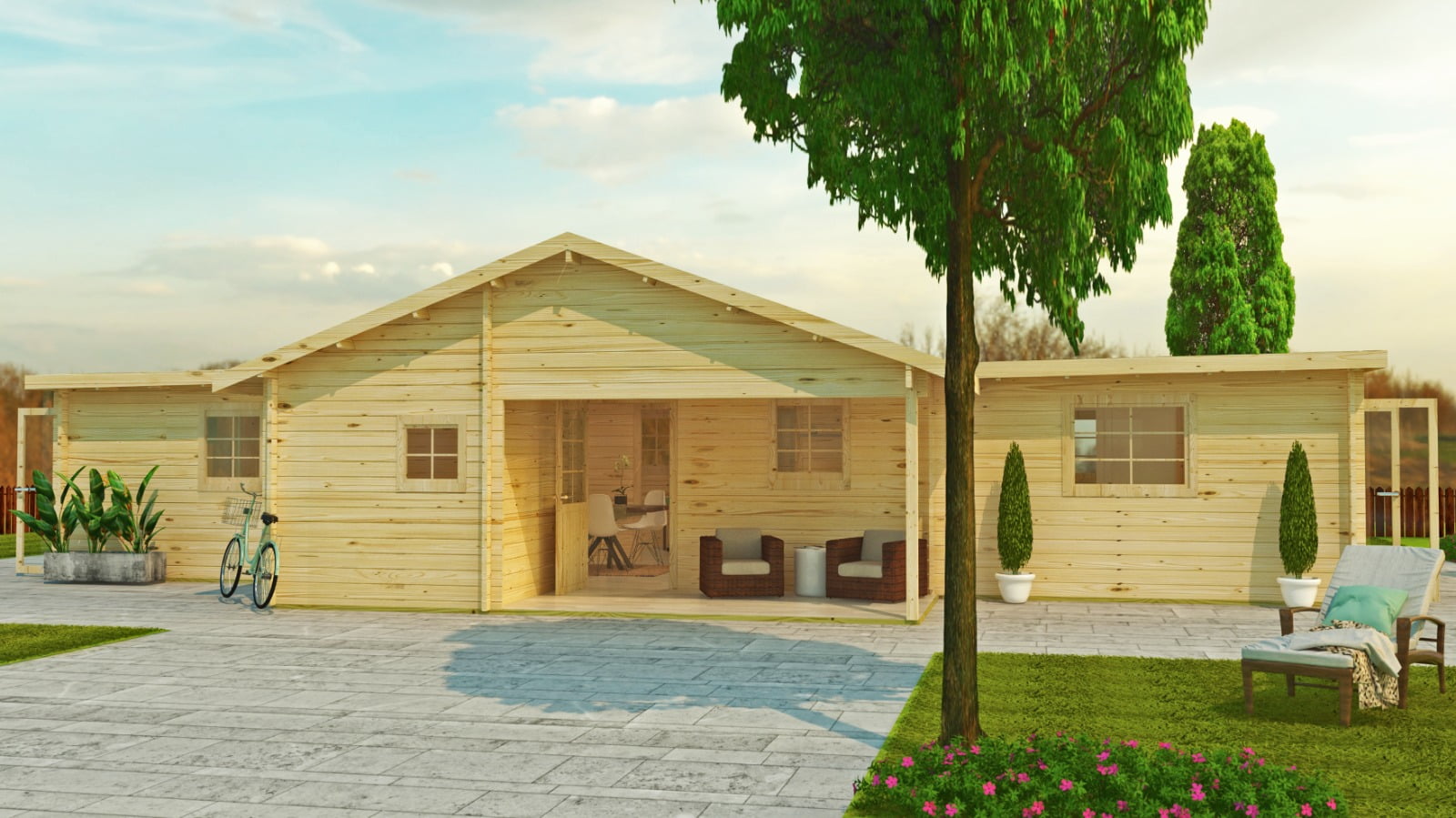 Casa prefabricada Casa prefabricada de madera Gran Gara 98 m² de Modular Vivendi