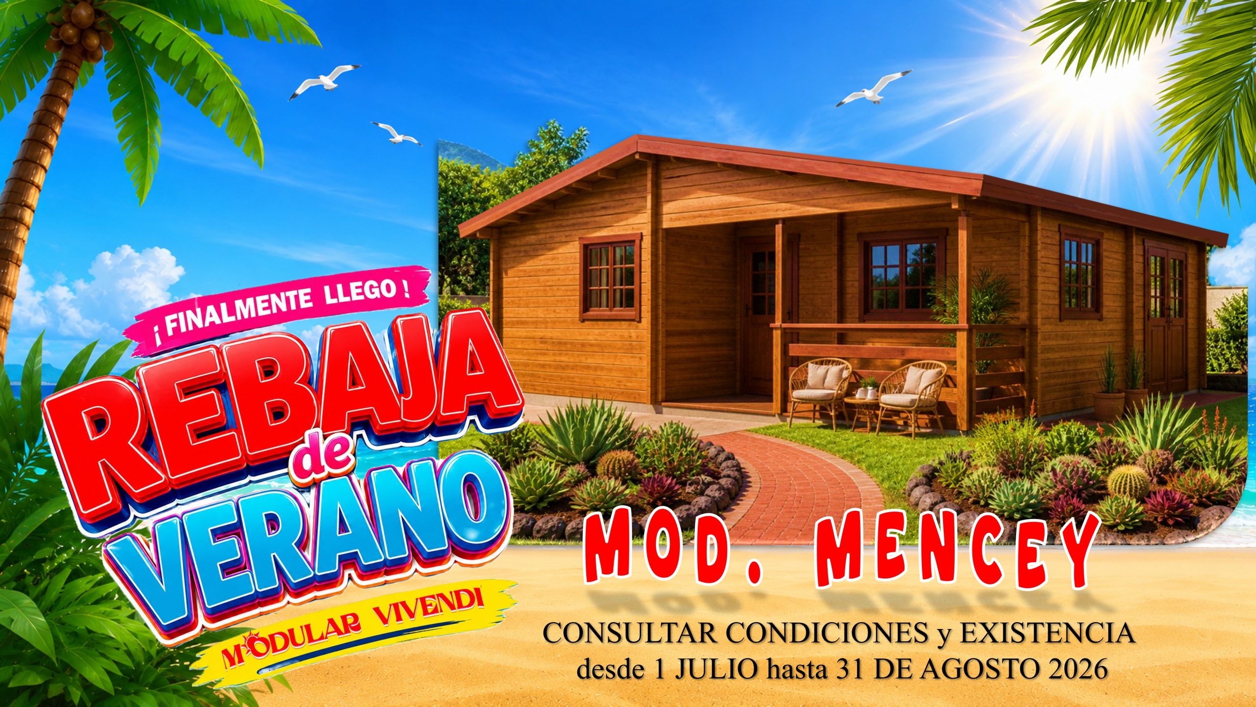 Casa prefabricada Casa de madera Mencey 80 m² de Modular Vivendi