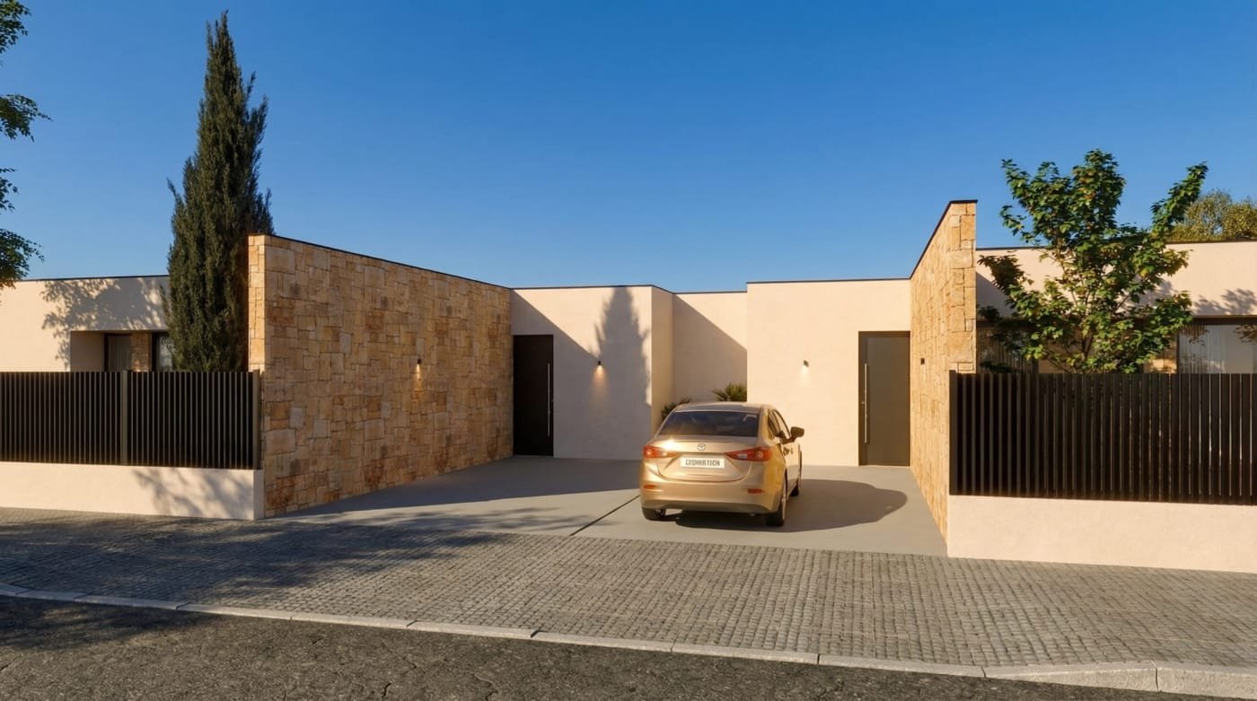 Casa prefabricada modular pareada Dualis, de Moodul