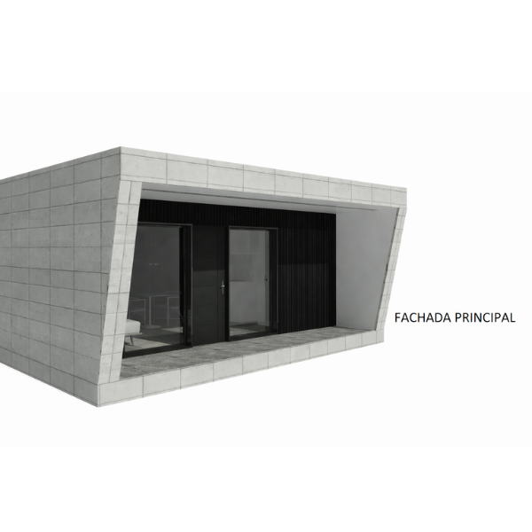 Casa prefabricada Casa prefabricada P1 25 m² de Panelman