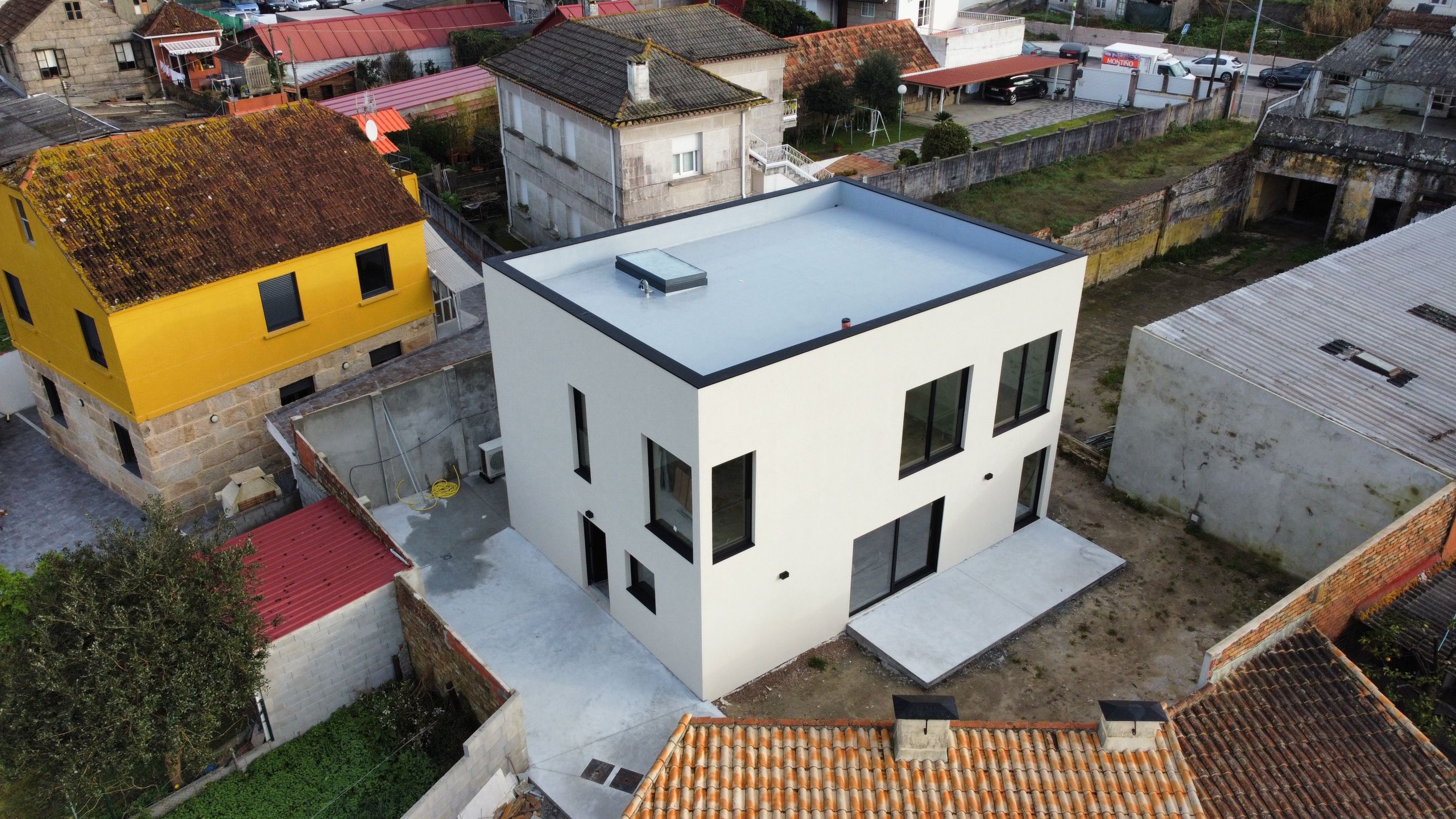 Casa prefabricada Vivienda unifamiliar de SteelFrame en Matamá (Vigo) de Puzzle Vivienda Modular